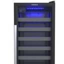 Ver imagem 4 de Conjunto Cervejeira Blue Light e Adega Piubella Venax Porta Invertida 200 Litros Preto Fosco 220v