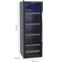 Ver mais imagens de Conjunto Cervejeira Blue Light e Adega Piubella Venax Porta Invertida 200 Litros Preto Fosco 220v