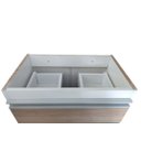 Ver imagem 5 de Gabinete de Banheiro 50cm sem Cuba e Lavatório Ref 501 Cewal - Branco/itapuã