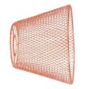 Ver imagem 6 de Lustre Cupula Pendente Abajur Metal Aramado Decoraçao Quarto Sala Casa Bar Copa Teto Lampada Luz