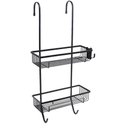 Ver imagem 1 de Suporte para Shampoo Perfezione com Ganchos e Acabamento em Preto Fosco