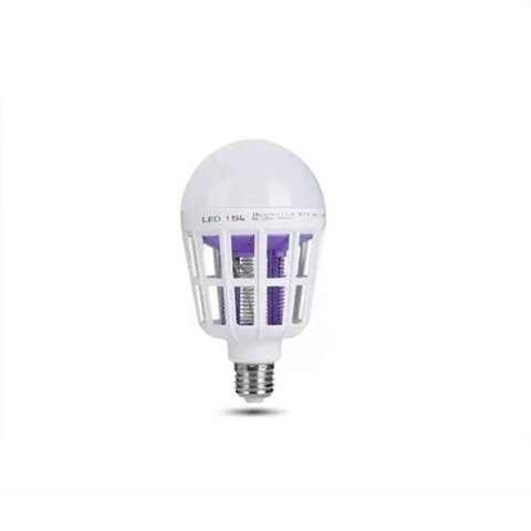 Lâmpada Luz Led 15 Watts Mata Mosquito Pernilongo 220v 110v