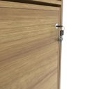 Ver imagem 3 de Cama Articulada Horizontal de Solteiro com 6 Nichos Cm8020 Amêndoa - Tecno