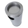 Cinzeiro Lixeira em Aço Inox com Aro em Inox 50 L - 3