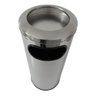 Cinzeiro Lixeira em Aço Inox com Aro em Inox 50 L - 4
