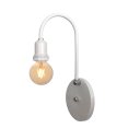 Ver imagem 1 de Arandela de Parede Colonial Retrô Simples Estilo J - Soquete E-27 – Abf Luminárias:branco