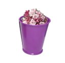 Ver imagem 5 de Balde Cachepot de Metal Para Mesa Festa Evento 15 Anos Mini Roxo Kit Com 24
