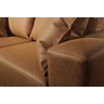 Sofá 2 Lugares Fixo Living Paris Couro Caramelo 2,10m - 6
