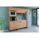 Ver imagem 5 de Paneleiro de Cozinha Modulado Torino C/ 3 Portas 63cm Mel/off White - Movelbento