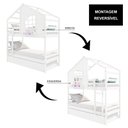 Ver imagem 5 de Treliche Casinha com Janela Madeira Maciça Branco Housin