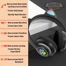 Fone de Ouvido Bluetooth Orelha de Gato com Luz Led Colorido - 4