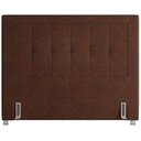 Ver imagem 4 de Cabeceira Cama Box Queen 160 Cm P05 Atenas Corino Marrom - Lyam Decor