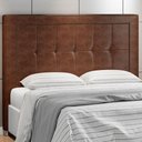 Ver imagem 2 de Cabeceira Cama Box Queen 160 Cm P05 Atenas Corino Marrom - Lyam Decor