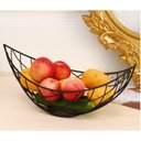 Ver imagem 2 de Fruteira de Mesa Aço Aramado Preto 34x26cm N244577-4 -quanhe