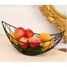 Fruteira de Mesa Aço Aramado Preto 34x26cm N244577-4 -quanhe - 2