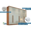 Ver imagem 3 de Guarda Roupa 6 Portas e 8 Gavetas Robust/livorno Neve - Novo Horizonte
