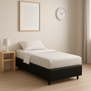 Ver imagem 2 de Base Box Solteiro Suede Preto - 78x188cm