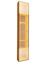 Ver imagem 4 de Cristaleira Torre 1 Porta Moduladado Reflecta Natural Matiz
