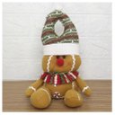 Ver imagem 1 de Kit 4 Enfeite de Porta Maçaneta Natal Biscoito Natalino 26cm