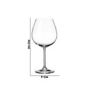 Ver imagem 3 de Jogo 2 Taças Cristal Ecologico Degustação 650ml Bohemia