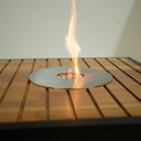 Ver imagem 2 de Sofá de Madeira 2 Lugares Corda Naval + 2 Poltronas Caribe + Mesa Cooler e Lareira