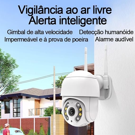 Câmera Wifi Smart Ljh A8 Visão Noturna e Detecção de Movimento - 6