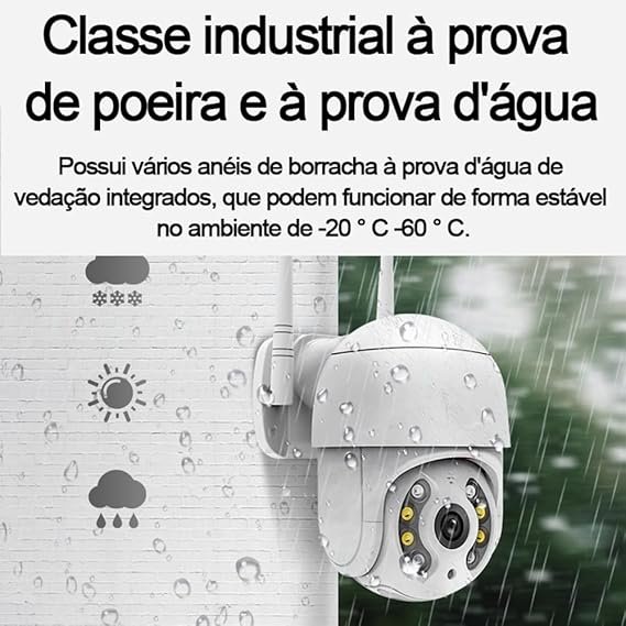 Câmera Wifi Smart Ljh A8 Visão Noturna e Detecção de Movimento - 7