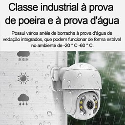 Câmera Wifi Smart Ljh A8 Visão Noturna e Detecção de Movimento - 7