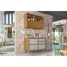 Cozinha Modulada Nesher Baronesa 2 Peças (1 Armário + 1 Balcão) C2P23 Freijo/Off White - 9