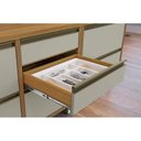 Ver imagem 4 de Cozinha Modulada Nesher Baronesa 2 Peças (1 Armário + 1 Balcão) C2P23 Freijo/Off White