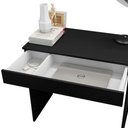 Ver imagem 4 de Mesa para Computador Escrivaninha Alexia Preto Ajl