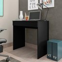 Ver imagem 3 de Mesa para Computador Escrivaninha Alexia Preto Ajl