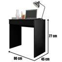 Ver imagem 6 de Mesa para Computador Escrivaninha Alexia Preto Ajl