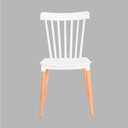 Ver imagem 5 de Cadeira Paris Branco Polipropileno Sala de Estar Jantar Mesa de Jantar Área de Lazer Recepção