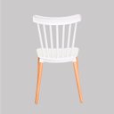 Ver imagem 3 de Cadeira Paris Branco Polipropileno Sala de Estar Jantar Mesa de Jantar Área de Lazer Recepção