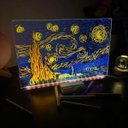 Ver imagem 2 de Lousa Luminaria Led Quadro Caneta Desenho Recado Anotaçao Escrita Mesa Sala Quarto Escola Trabalho D