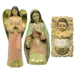 Presépio Natalino Nascimento de Jesus com 10 Peças Estatueta - 5