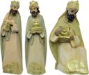 Ver imagem 4 de Presépio Natalino Nascimento de Jesus com 10 Peças Estatueta