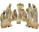 Ver imagem 1 de Presépio Natalino Nascimento de Jesus com 10 Peças Estatueta
