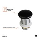 Ver imagem 4 de Valvula de Escoamento para Cuba de Apoio de Banheiro Pingoo.casa - Preto