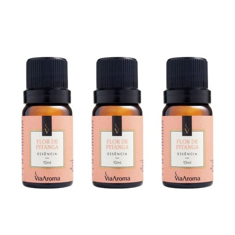 Kit 03 Essência Aromática Flor de Pitanga - 10ml Concentrada