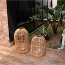 Ver imagem 2 de Lanterna Decorativa em Rattan 50x30 cm - D'Rossi