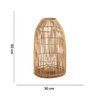 Lanterna Decorativa em Rattan 50x30 cm - D'Rossi - 6