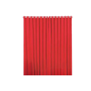 Ver imagem 1 de Cortina oxford tecido 2,80x1,80 Para Varão Simples:Vermelho