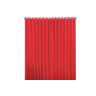 Cortina oxford tecido 2,80x1,80 Para Varão Simples:Vermelho - 1