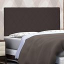 Ver imagem 3 de Cabeceira Painel Cama Box Casal King Esmeralda 195cm Café