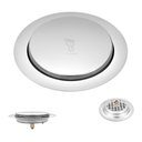 Ver imagem 1 de Ralo Click Inteligente 15x15 Inox Redondo Casa Banheiro Lavabo