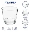 Ver imagem 3 de Kit 4 Copos Nadir Bar Rocks 265ml