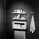 Ver imagem 3 de Kit Prateleira Nicho Bruges para Banheiro Branco 40 X 12cm