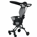 Ver imagem 1 de Carrinho de Bebê Compacto Dobrável com Capota – Leve e Portá